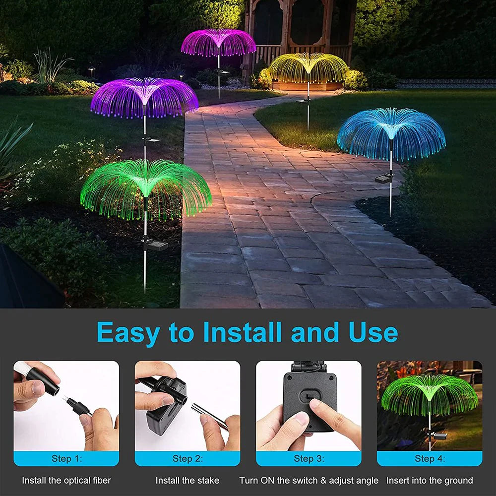 Jellyfish Solar Light Waterproof | Illuminate Your Garden with Magic!