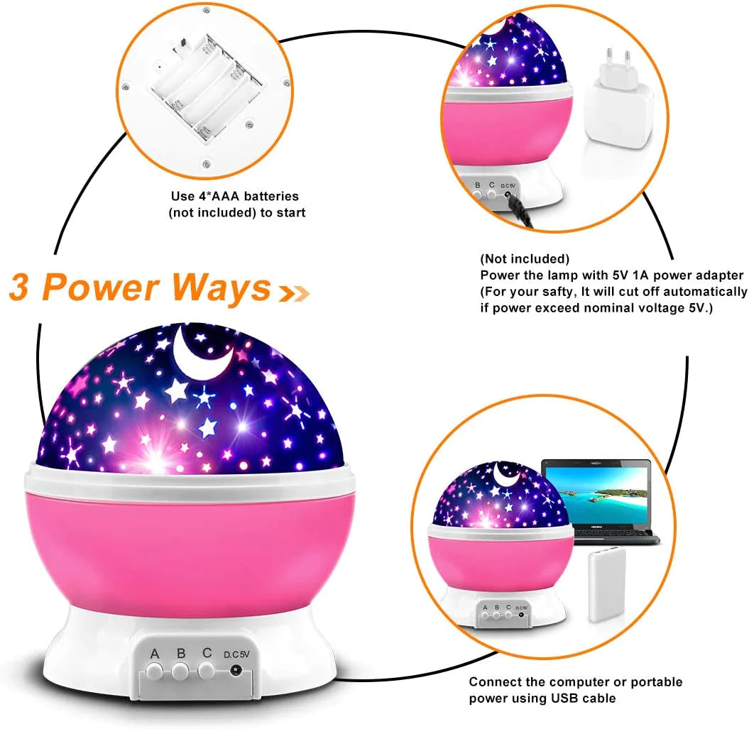 Star Projector Night Light