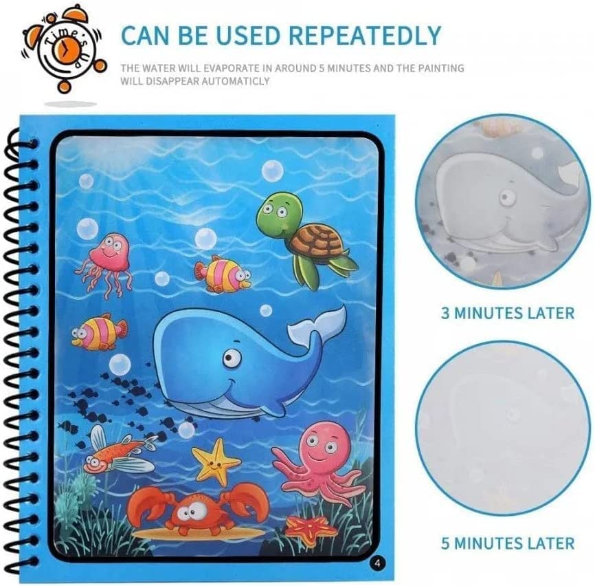 MagicAqua Reusable Kids Water Book | Endless Creative Fun