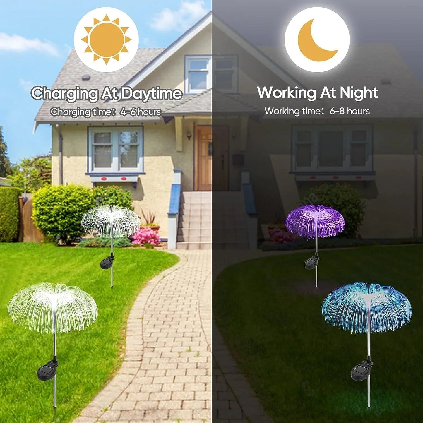 Jellyfish Solar Light Waterproof | Illuminate Your Garden with Magic!