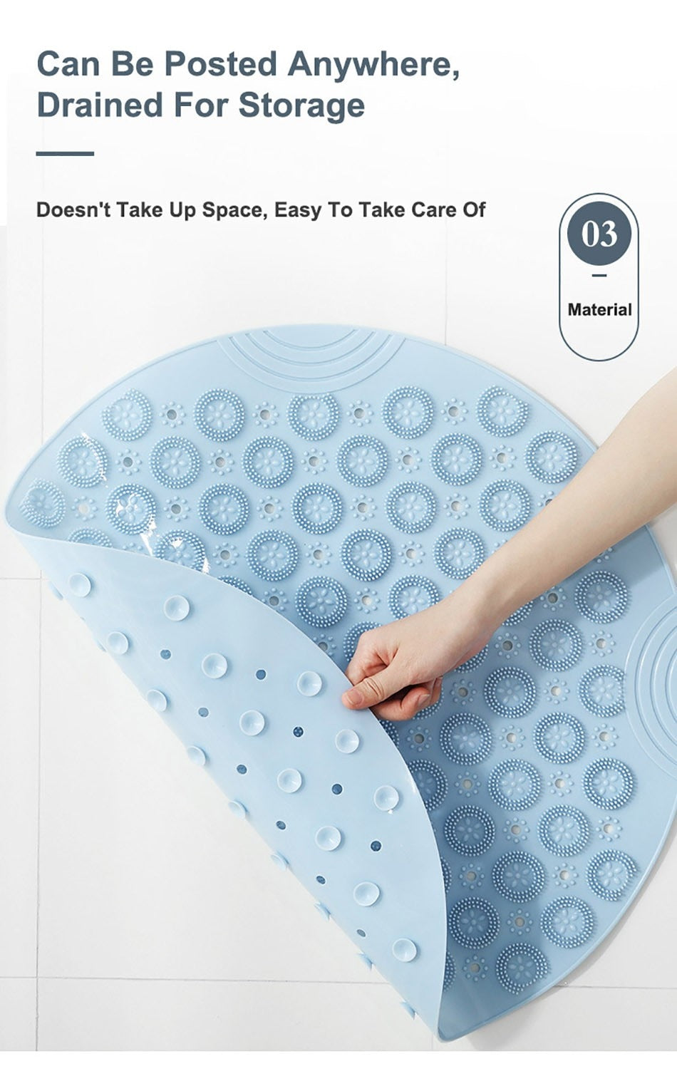 SecureGrip Bath Mat | Slip-Free Comfort & Safety