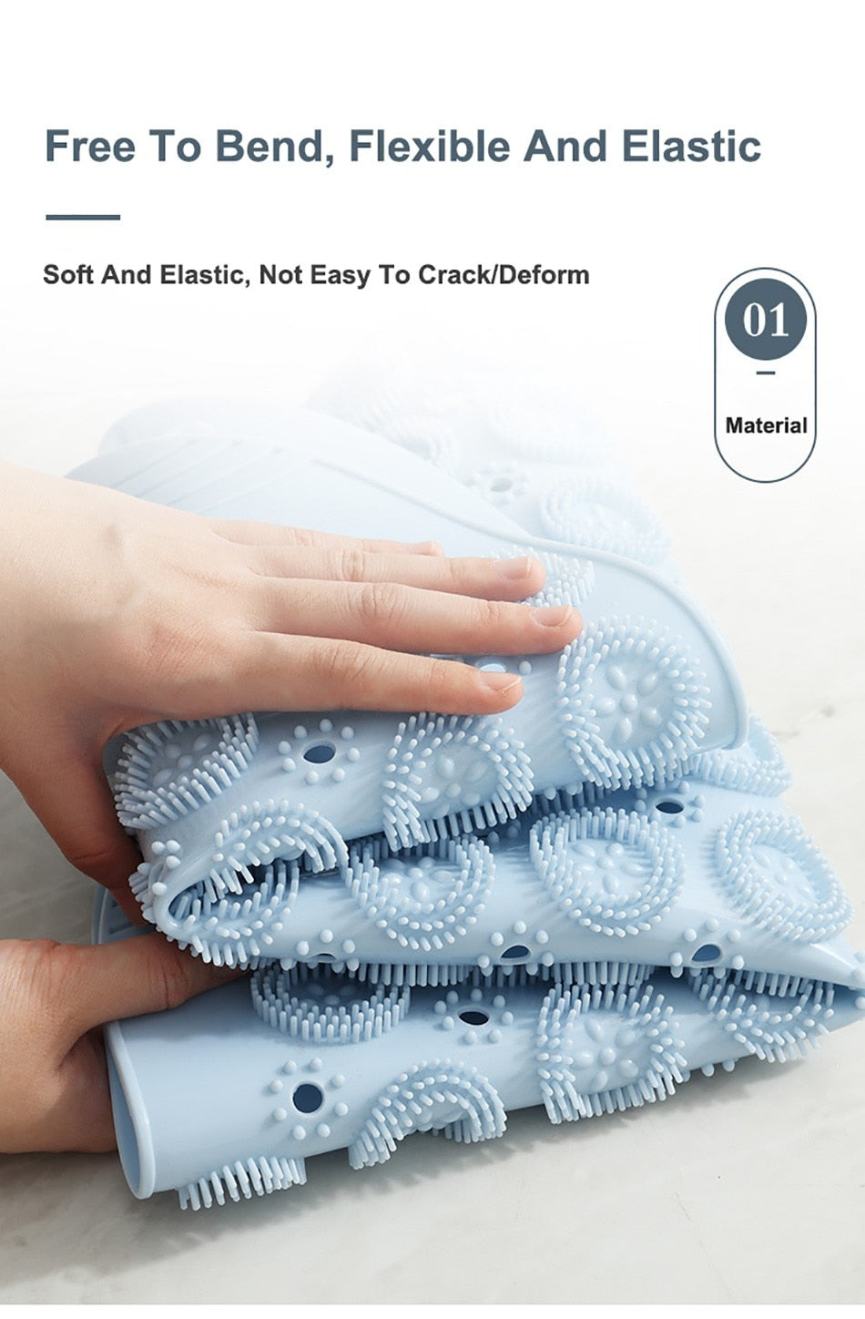 SecureGrip Bath Mat | Slip-Free Comfort & Safety