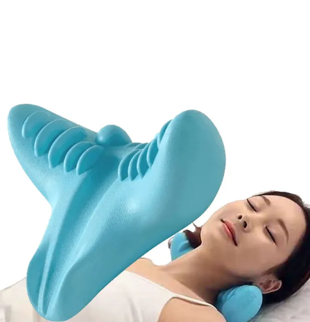 Cervical Spine Stretch Neck Shoulder Relaxer Cervical Muscle Relaxation Traction Device Shoulder Massage Pillow Spine Correction