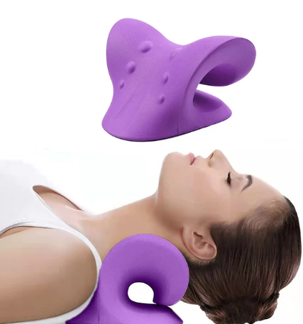 Cervical Spine Stretch Neck Shoulder Relaxer Cervical Muscle Relaxation Traction Device Shoulder Massage Pillow Spine Correction