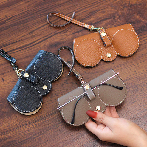 Soft Leather Sunglasses Pouch | Stylish Protection On-the-Go