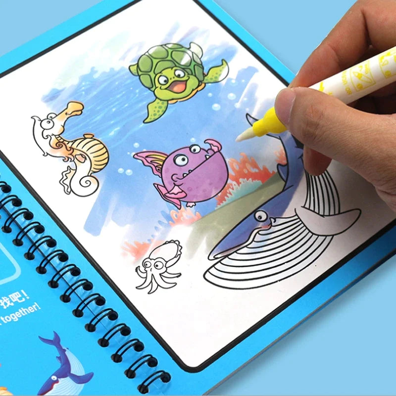 MagicAqua Reusable Kids Water Book | Endless Creative Fun